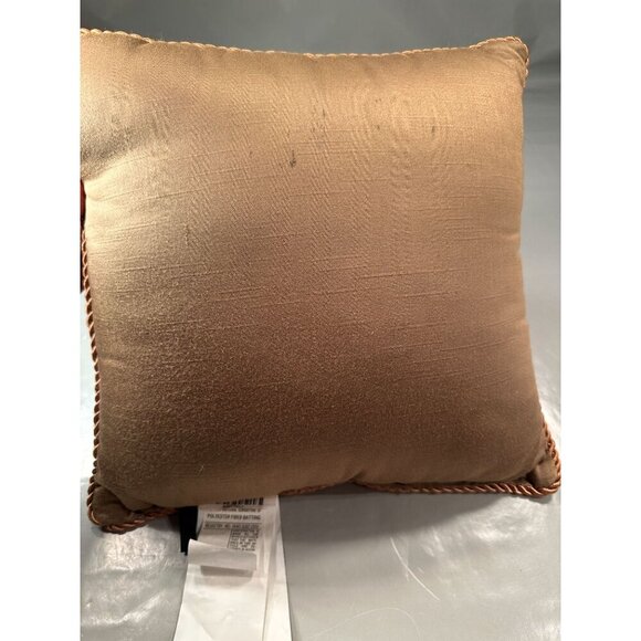 Dakota Bay Bengal Tiger Brocade Decorative Pillow Motif Rope Cushion Home - Picture 16 of 16